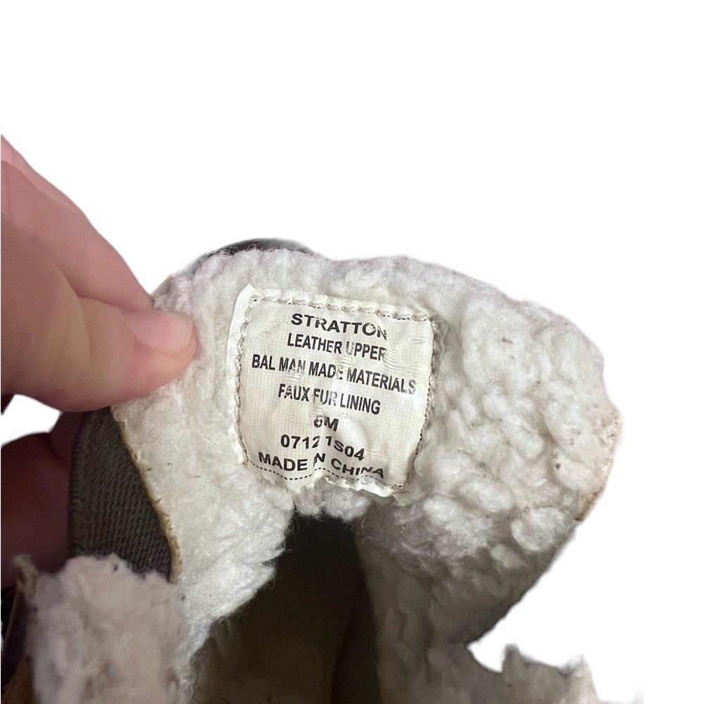 Khombu Suede Leather Short Duck Boots With Faux Fur Lining Size 6 - Picture 7 of 8